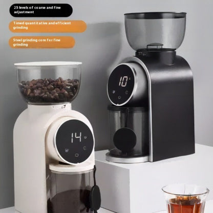 Smart Electric Grinder Adjustable Scale Household Coffee Machine