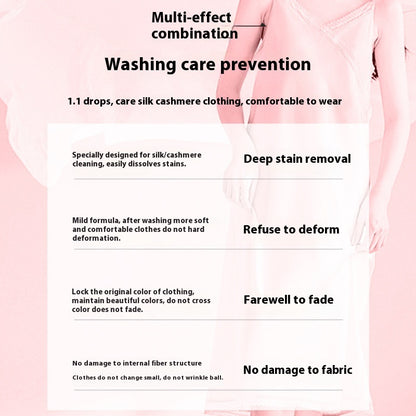 Silk Detergent Quilt Wool Cashmere Deoiling Softener Shrink-proof Water White Care Laundry Detergent
