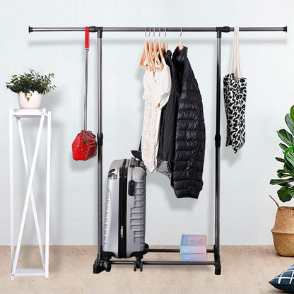 Foldable Home Wardrobe Telescopic Laundry Care Stand-Detail Clothes Drying Rack