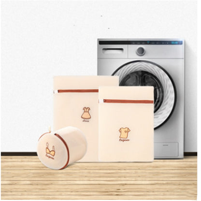 Laundry Bag Set Polyester Thickened Mesh Embroidery Storage Bra Underwear Care Washing